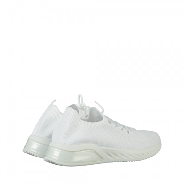 Мъжки спортни обувки бели  от текстилен материал  Brock, 4 - Kalapod.bg